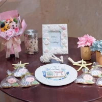 ウェルカムスペースは結婚祝いのプレゼントなどを飾りました