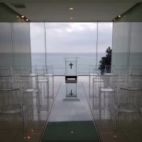 披露宴会場の下にあるチャペル