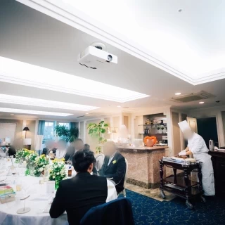 披露宴会場の様子