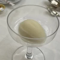 お口直しのシャーベット