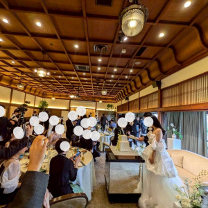 披露宴|624786さんのFUNATSURU KYOTO KAMOGAWA RESORT（登録有形文化財）の写真(2576284)