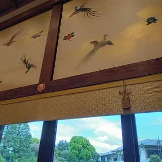 壁に描かれた絵が可愛らしい