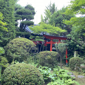 お庭には鳥居もあります。|625218さんの藤屋御本陳（THE FUJIYA GOHONJIN）の写真(1538848)