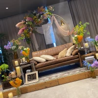 高砂の装花です。イメージにぴったりなお花で飾っていただけまし