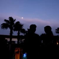 夕暮れのガーデンはとても素敵です