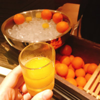 生搾りオレンジジュースは嬉しい！
