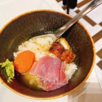 締めのお茶漬け！うまい！