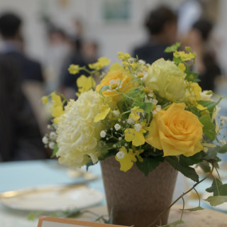 テーブルのお花