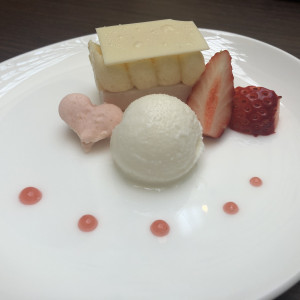 試食でいただいたコース料理のデザートです|625780さんの東京ベイ舞浜ホテルの写真(1548855)