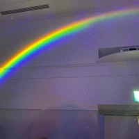 披露宴演出（虹プロジェクター）