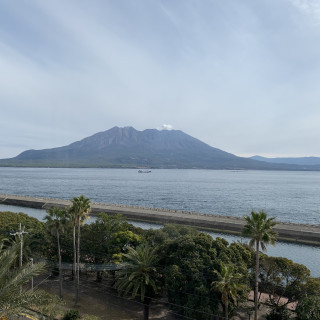 桜島が見えます