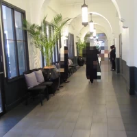 披露宴会場までの廊下です