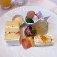 ボリュームがあるデザートです。
全部美味しくてビックリしま