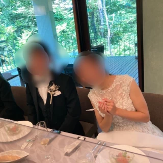 新郎新婦もしっかり食べられました