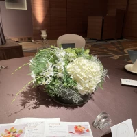 ゲストテーブル装花
