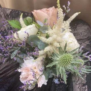 テーブルの装花です。