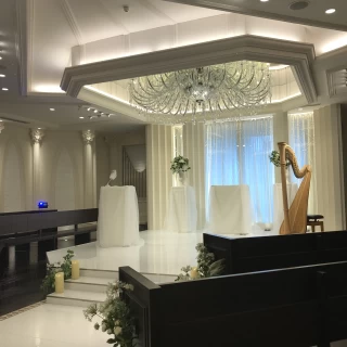 大きなシャンデリア