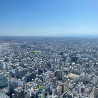 会場からの景色