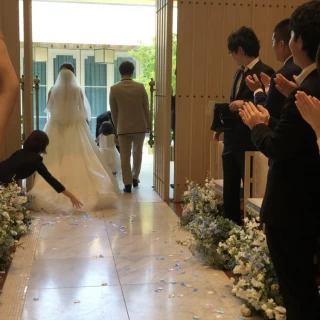 フラワーシャワーは貝殻のデザインで可愛かったです。