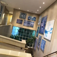 披露宴会場に移動する途中も素敵な空間でした。