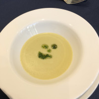 スープ、顔が付いてておちゃめなところが好き。
