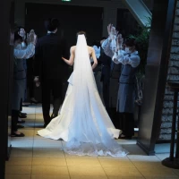 新郎新婦 退場