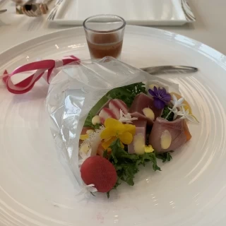 コースの前菜です
