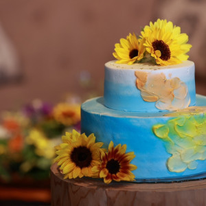 ケーキ装花追加|626878さんの天空の桝水高原教会の写真(2214132)