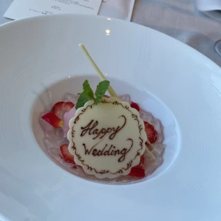 試食で出して頂いたデザート