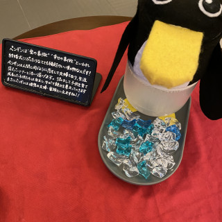 消毒駅の出る幸せのペンギン
