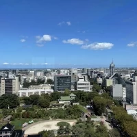 控え室から見た景色