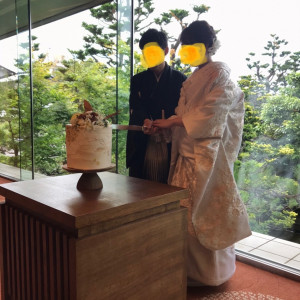 ケーキがとてもおしゃれでした！|627073さんの辻家庭園 ～前田家家老旧横山家迎賓館～（金沢市指定文化財）の写真(1527578)