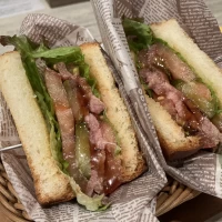 サンドイッチを頂きました
とても美味しかったです