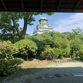 茶室からの様子