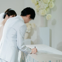 結婚証明書サイン