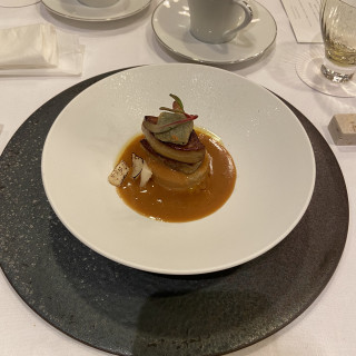 フォアグラ　味噌ソース