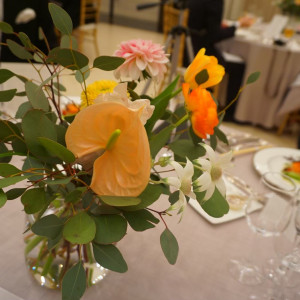 テーブル装花|628096さんのアールベルアンジェ名古屋の写真(1542413)