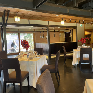 4人席用にセッティングされたテーブル|628310さんのTHE GARDEN DINING 弓絃葉（ザ・ガーデンダイニング ユズルハ）の写真(1538523)