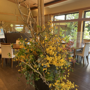 披露宴会場の装飾|628310さんのTHE GARDEN DINING 弓絃葉（ザ・ガーデンダイニング ユズルハ）の写真(1538526)