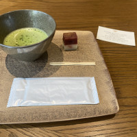 下見の際、最初にお茶をいただきました