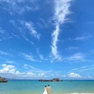 チャペルからの海がとても綺麗です。