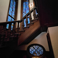 ウッディな階段