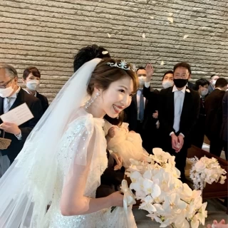 挙式退場
