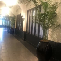 歴史の感じられる廊下