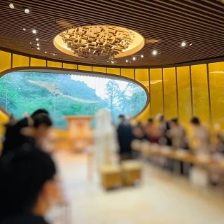 神前式を挙げた杜ノ宮