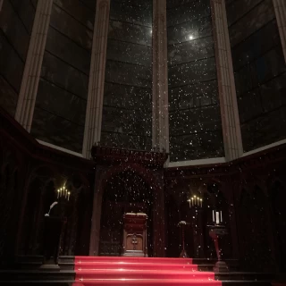 雪の降る演出