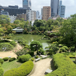 挙式会場までの道のりでの二階からの景色|628898さんのＴＨＥ ＳＯＲＡＫＵＥＮ （相楽園）の写真(1571253)