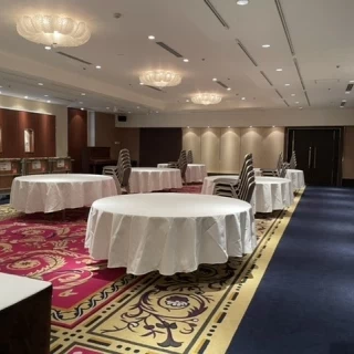 披露会場です！披露宴仕様にはなってなかったです。