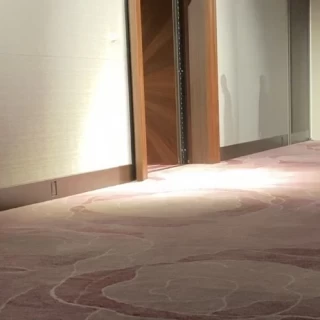 こちらのドアからお色直しした新郎新婦登場
