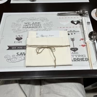 試食前テーブル